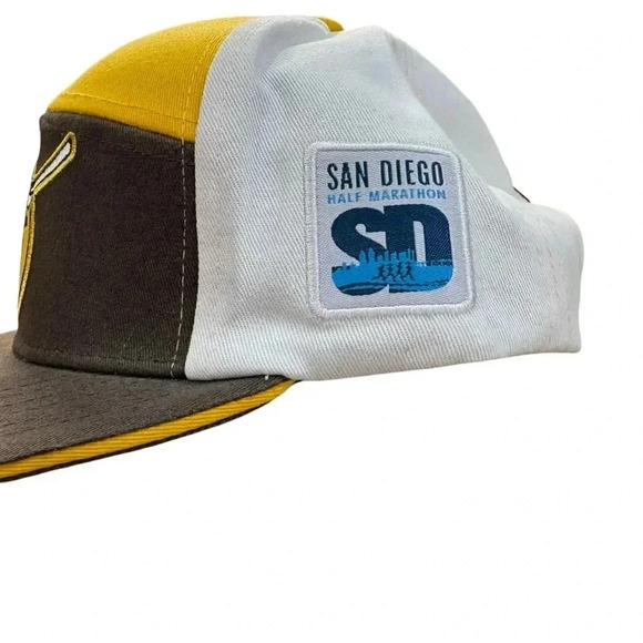 Rare NWOT San Diego Padres x San Diego Half Marathon Snap Back Hat - Picture 5 of 9